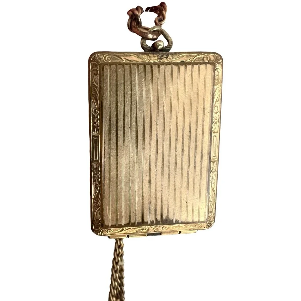 Antique Jr‎ Order United American Mechanics 10k Gold Filled Member Card Locket